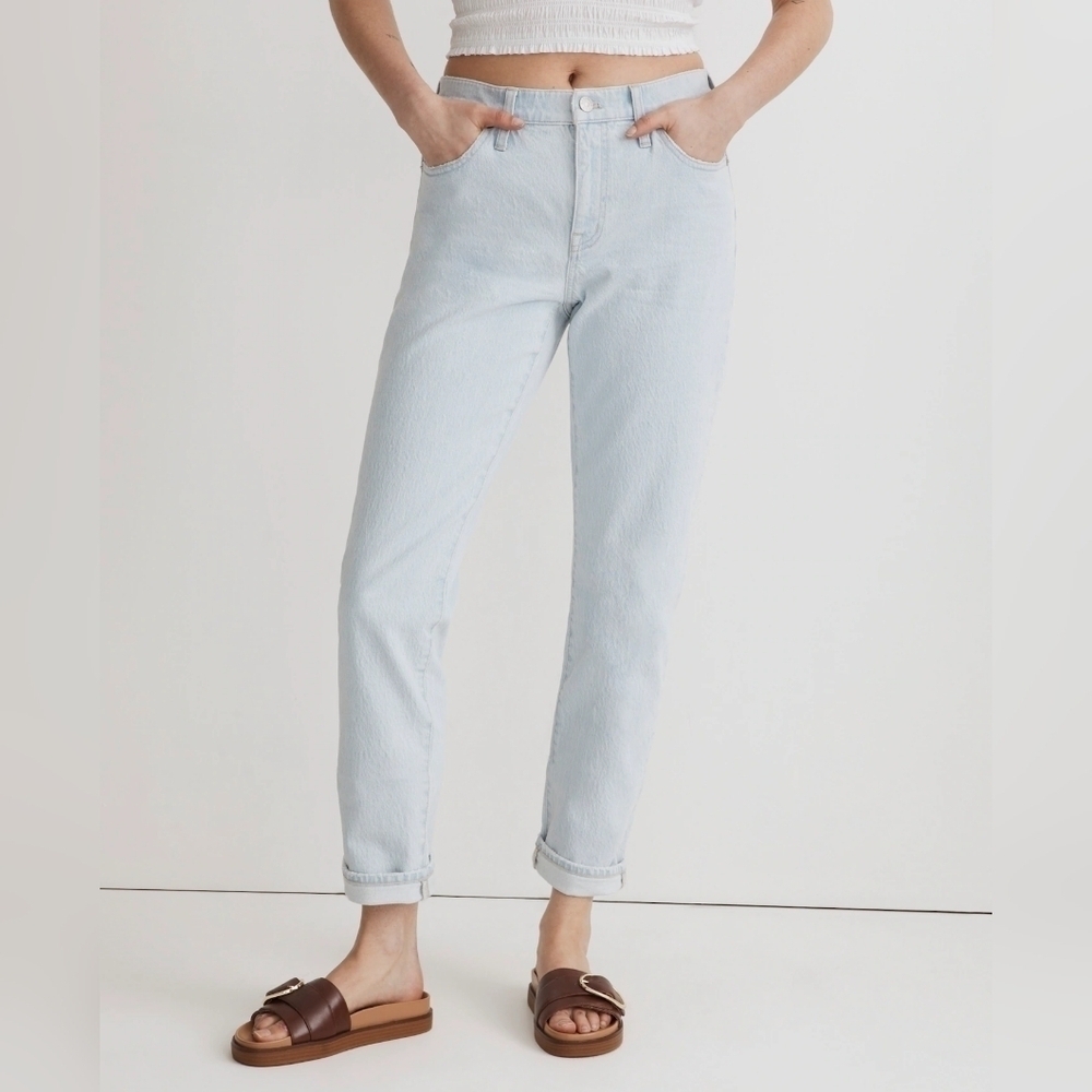 NEW Madewell The Slim Boyjean Patchen Wash 32 Style NK814